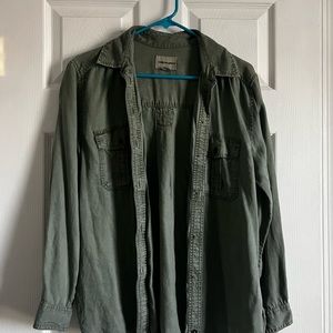 American eagle button up shirt